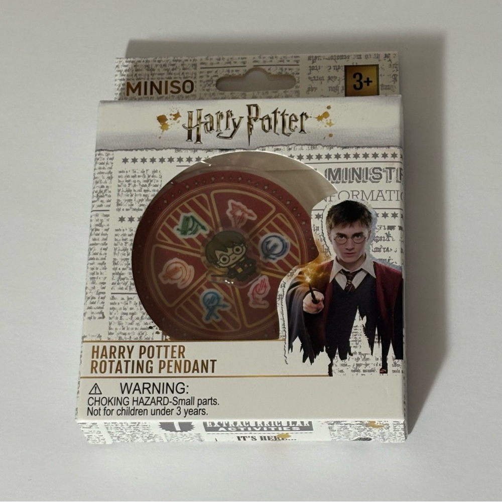 Harry Potter Rotating Spell Pendant / Keychain by Miniso NWT